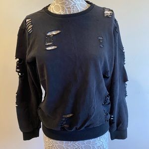Emma & Sam Distressed Sweater